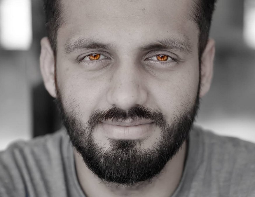 Colour left only in the eyes