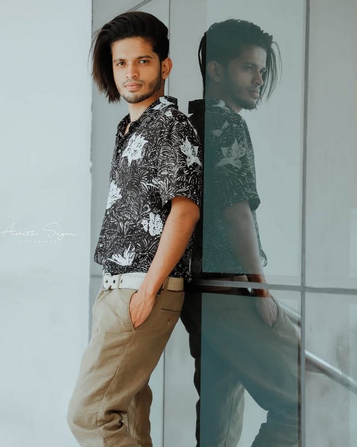 Him and his reflection